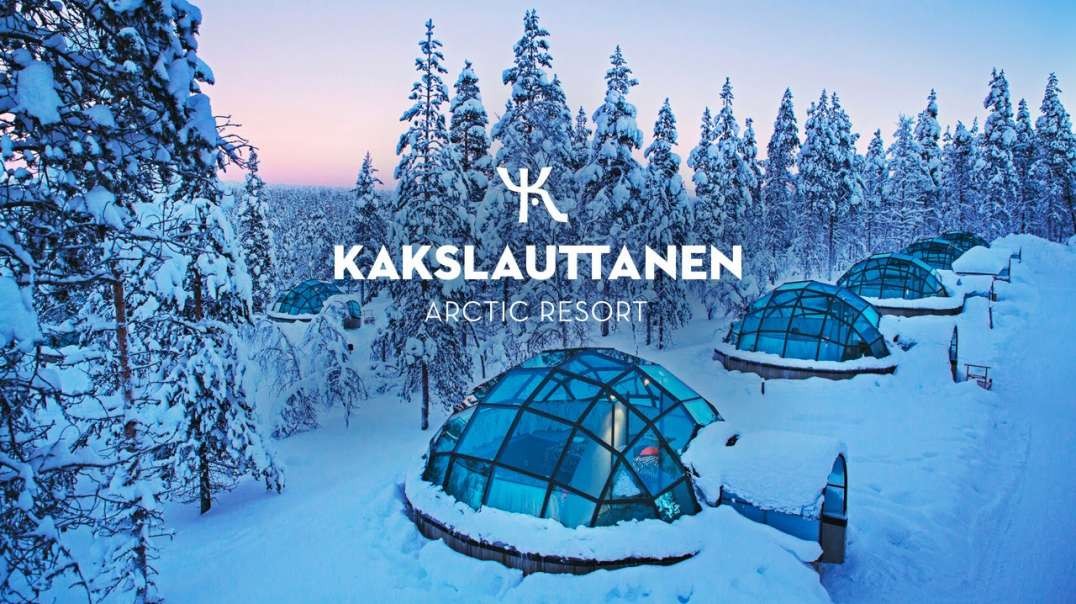 توچال قطبی Kakslauttanen در زمستان